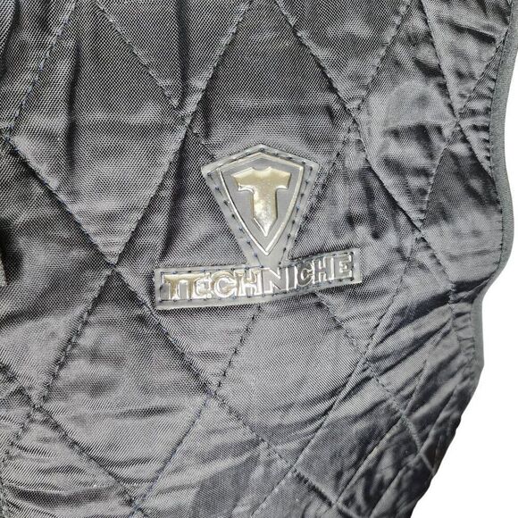 Vintage 90s TechNiche Cooling Heating Quilted Vest Hyperkewl M Black - Picture 2 of 11